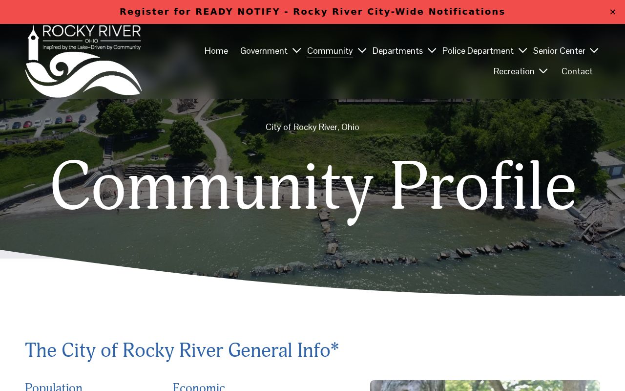 Rocky River ZIP code community profile geography